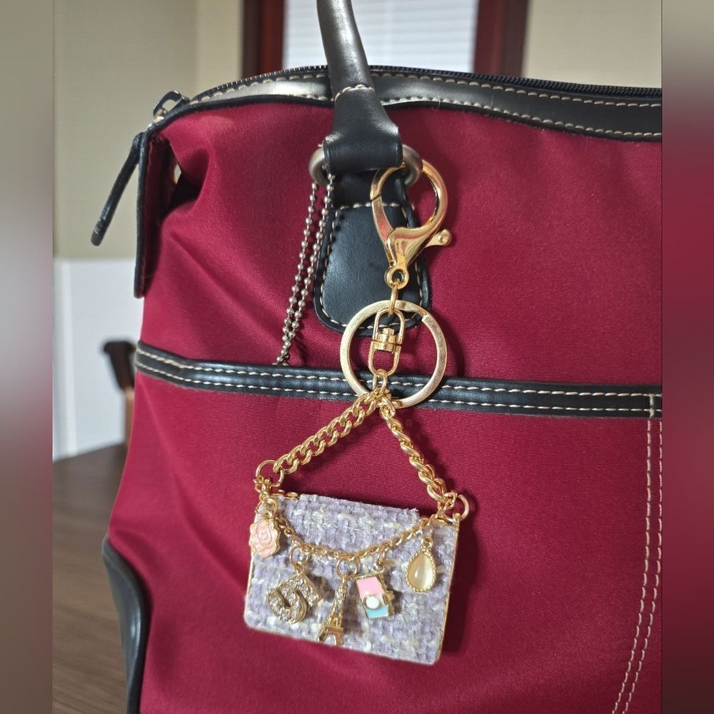 Colorful Purse Keychains Choose Your Color - Picture 2 of 8